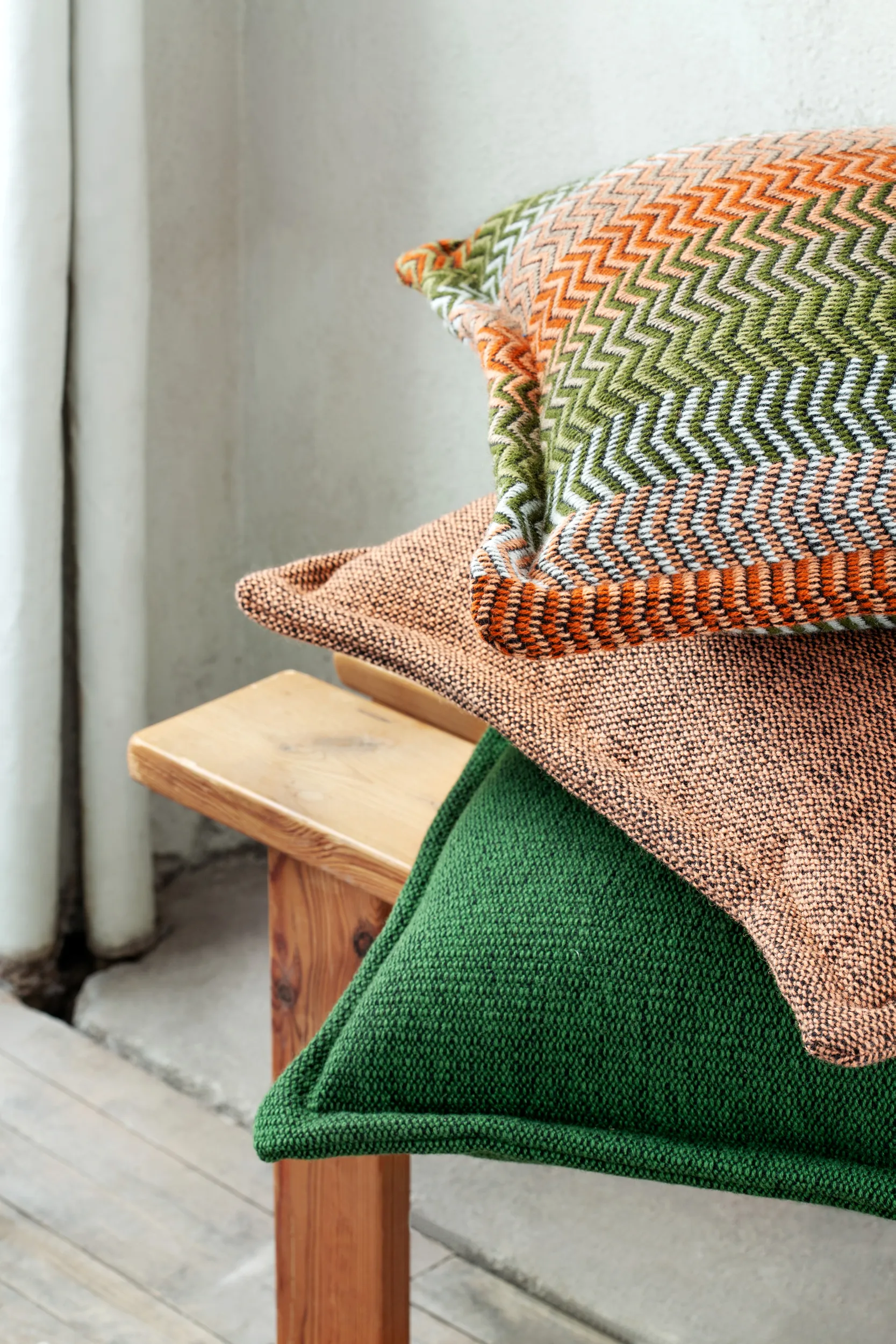 Cojín Fri 60x60 cm, Harvest Røros Tweed