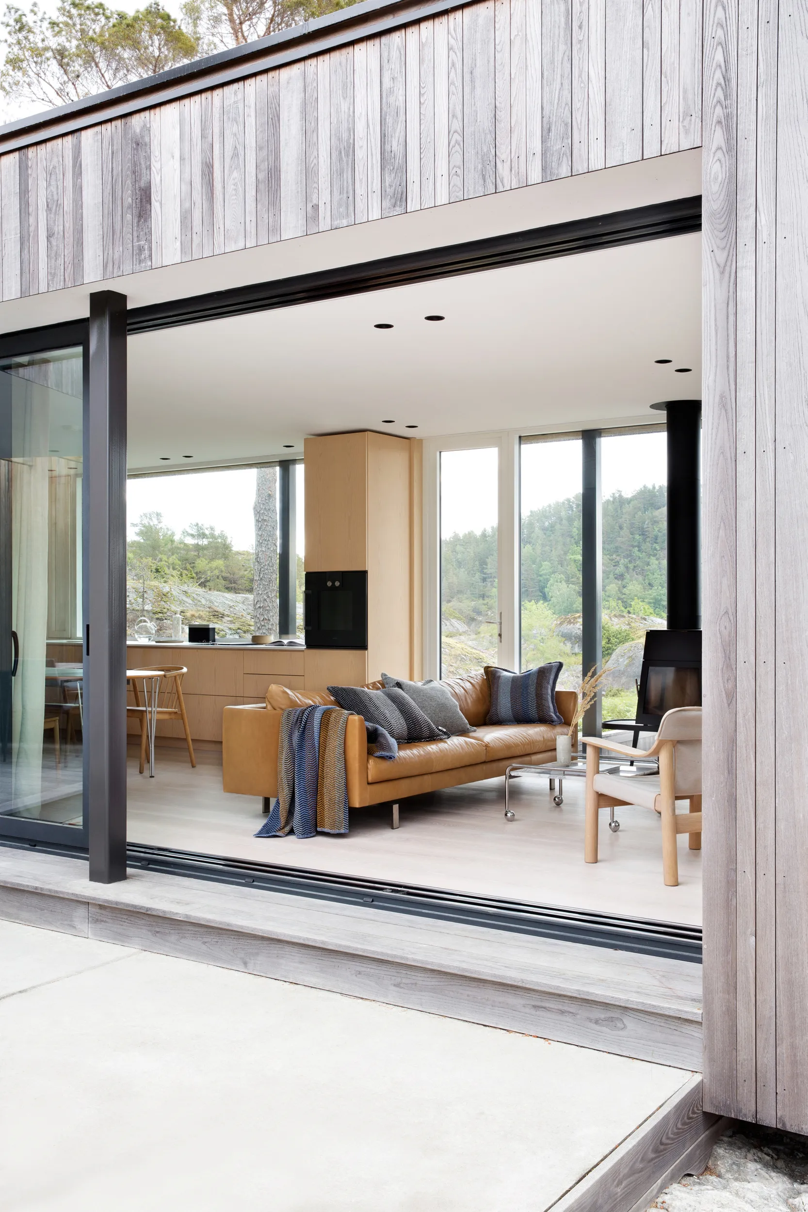 Cojín Fri 60x60 cm, November view Røros Tweed