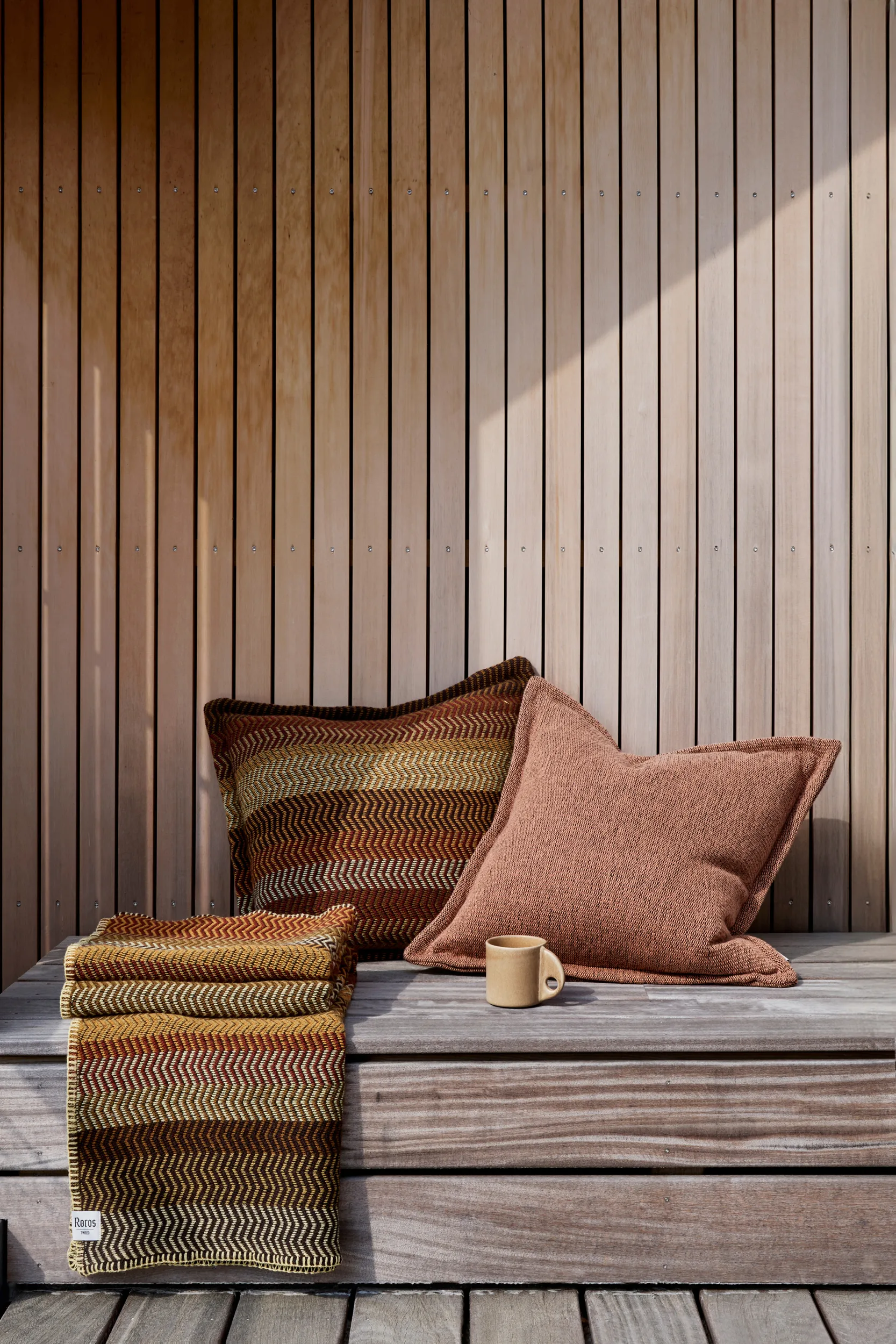 Cojín Fri 60x60 cm, Stubble field Røros Tweed