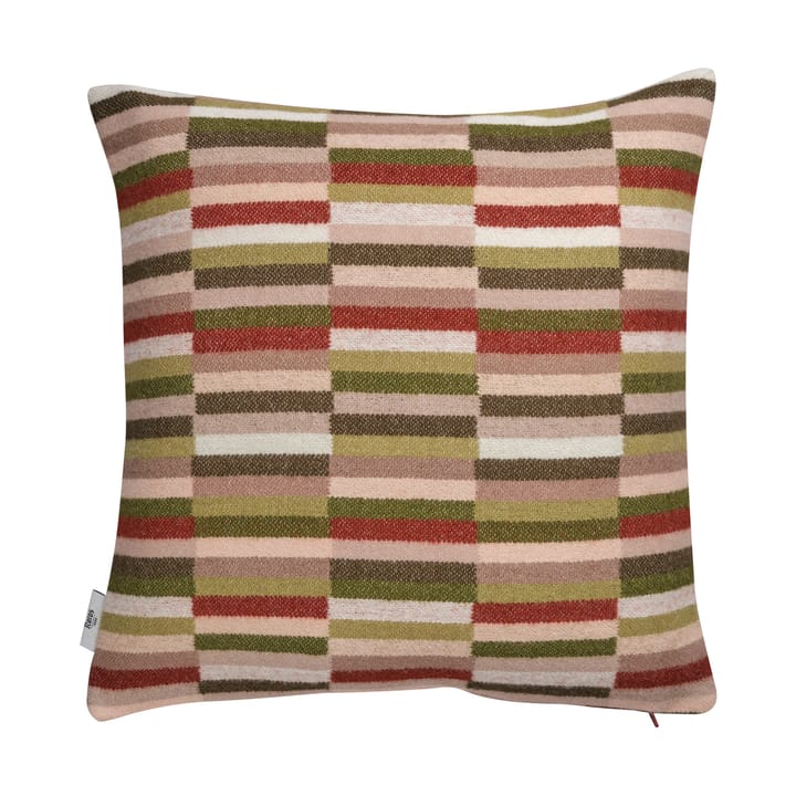 Cojín Ida 50x50 cm - Olive burgundy - Røros Tweed