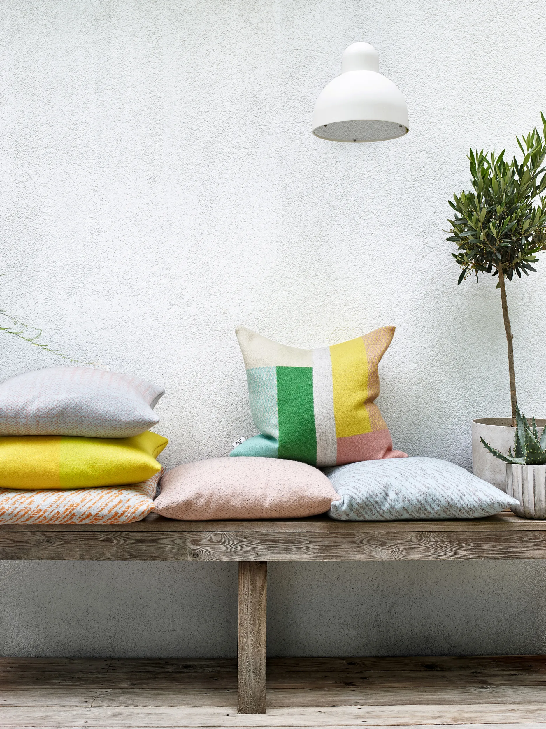 Cojín Mikkel 50x50 cm, Pastel Røros Tweed