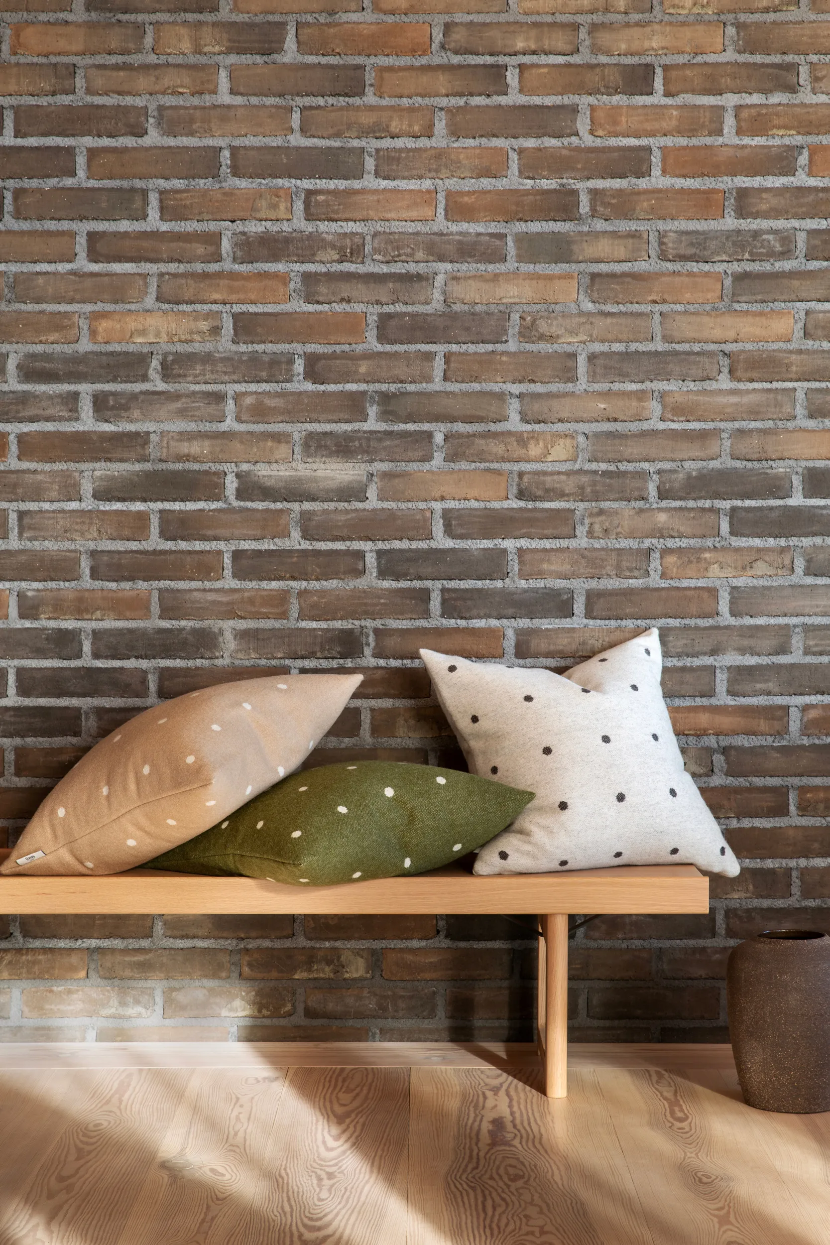 Cojín Pastille 50x50 cm, Mushroom Røros Tweed