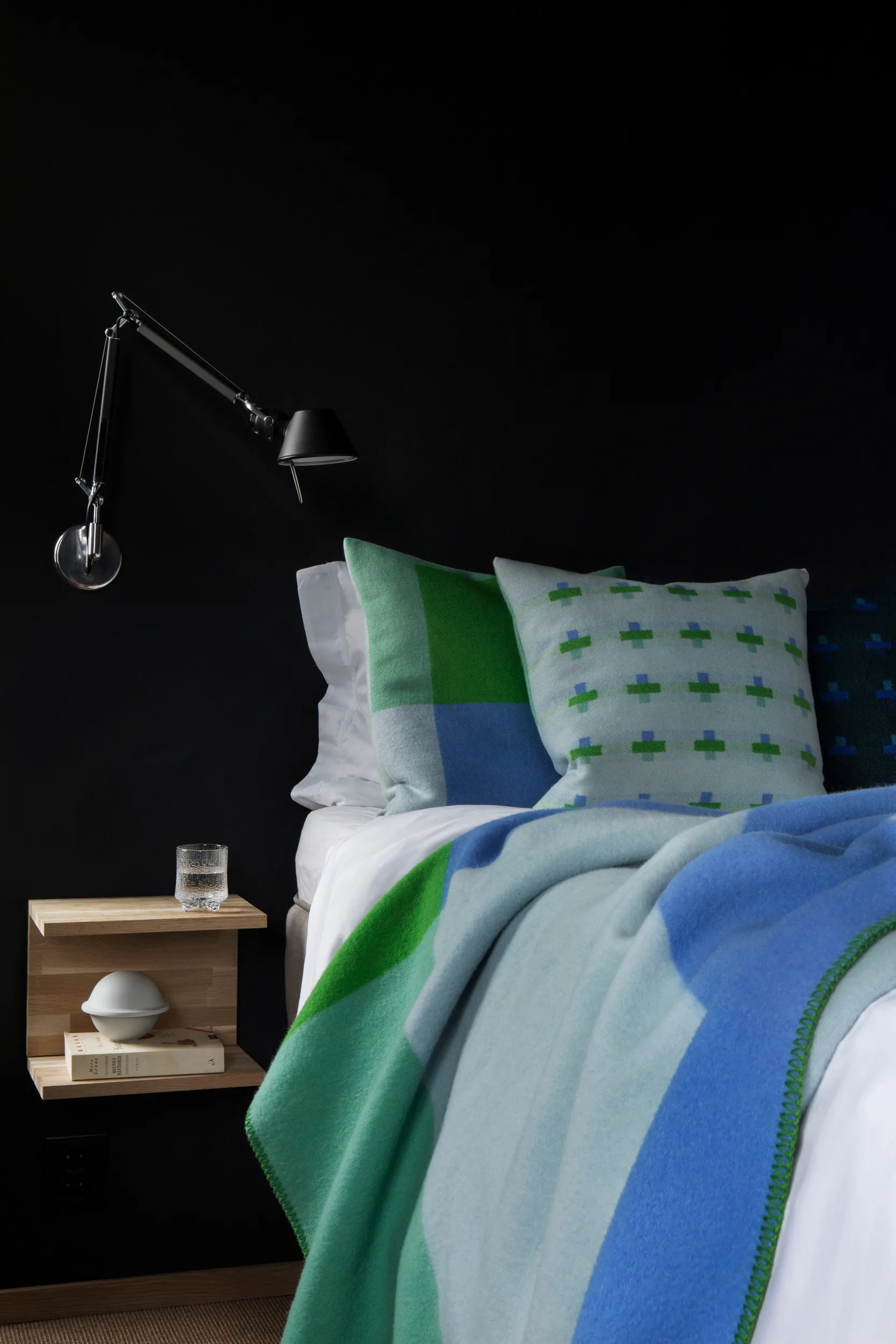 Cojín Syndin 50x50 cm, Glacier Røros Tweed