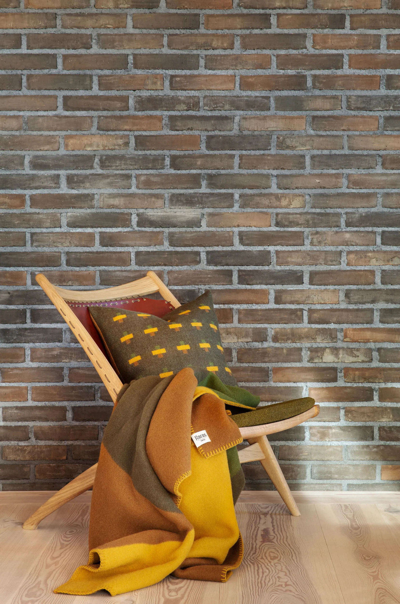 Cojín Syndin 50x50 cm, Moorland Røros Tweed