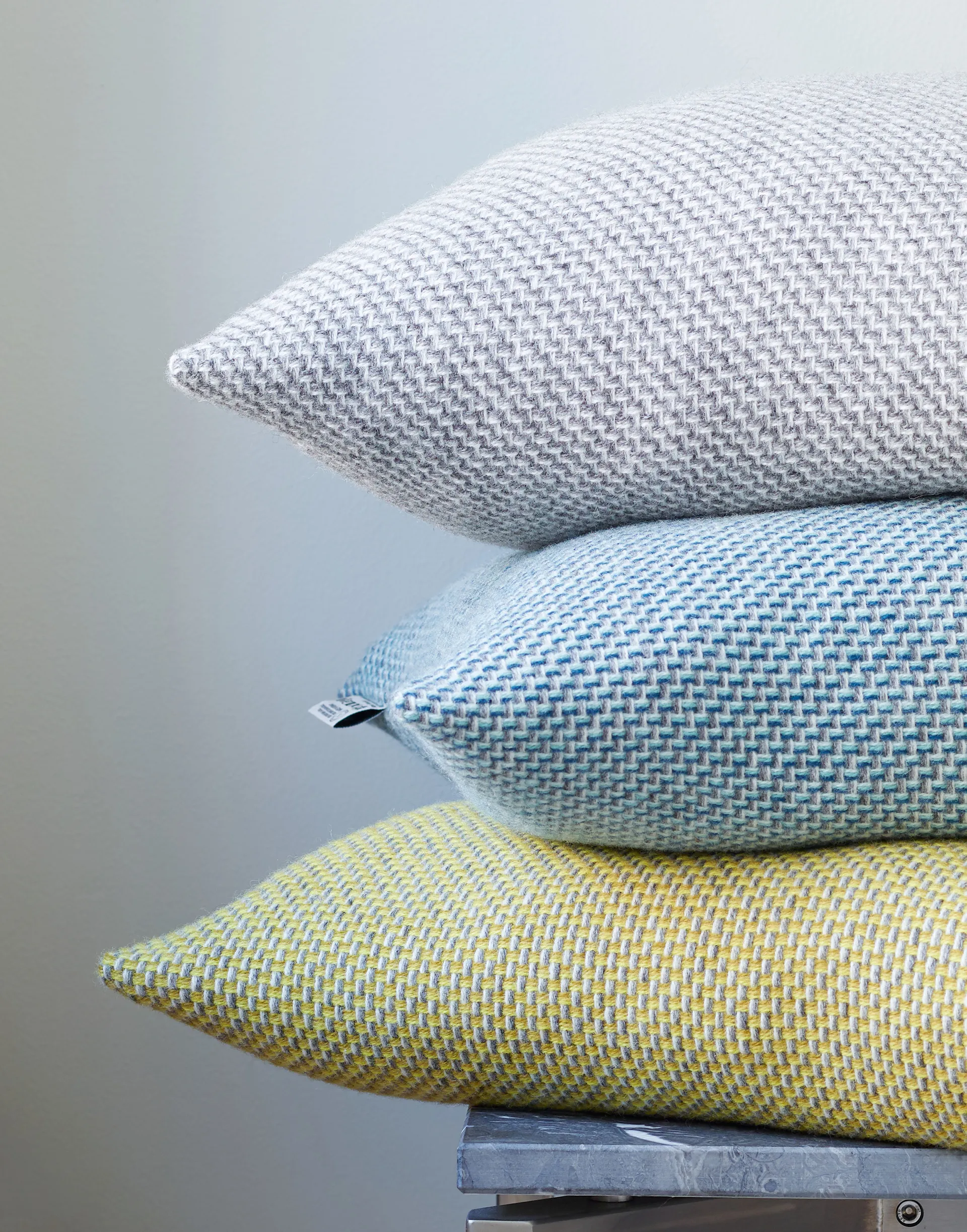 Cojín Una 50x50 cm, Blue Røros Tweed