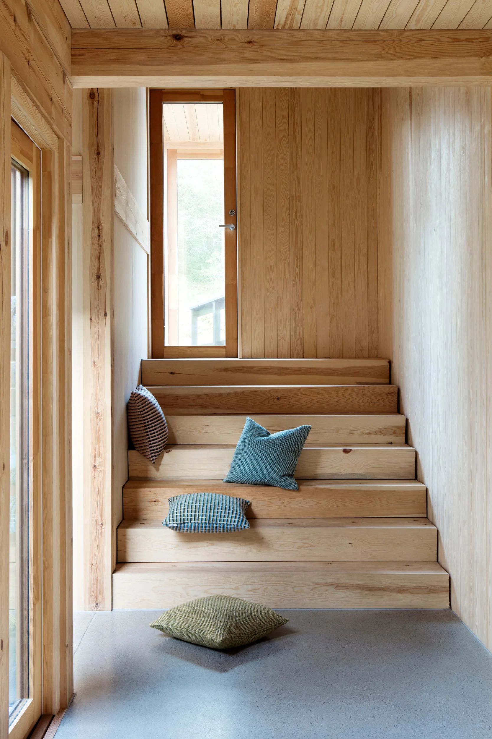 Cojín Una 50x50 cm, Blue Røros Tweed