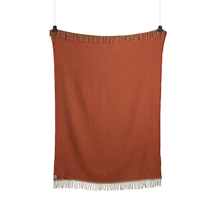 Manta Isak 150x210 cm - Red sumac - Røros Tweed