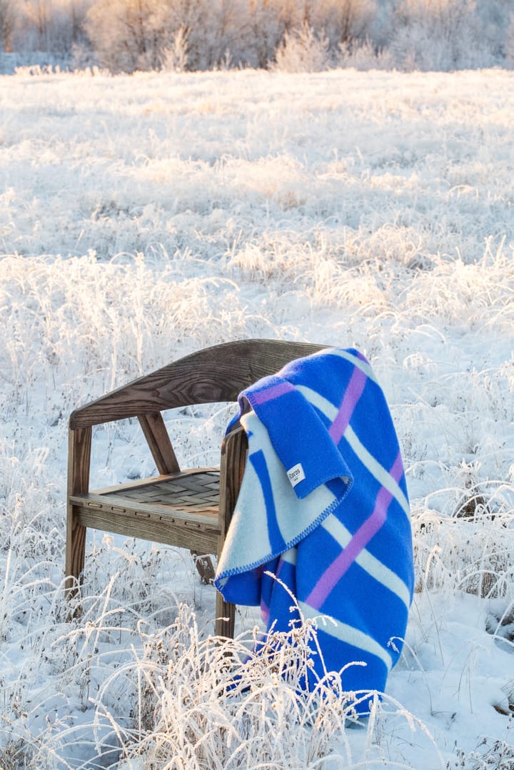 Manta Knut 135x200 cm, Blue Røros Tweed