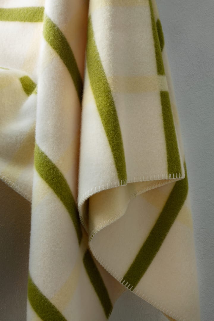 Manta Knut 135x200 cm, Lime Røros Tweed