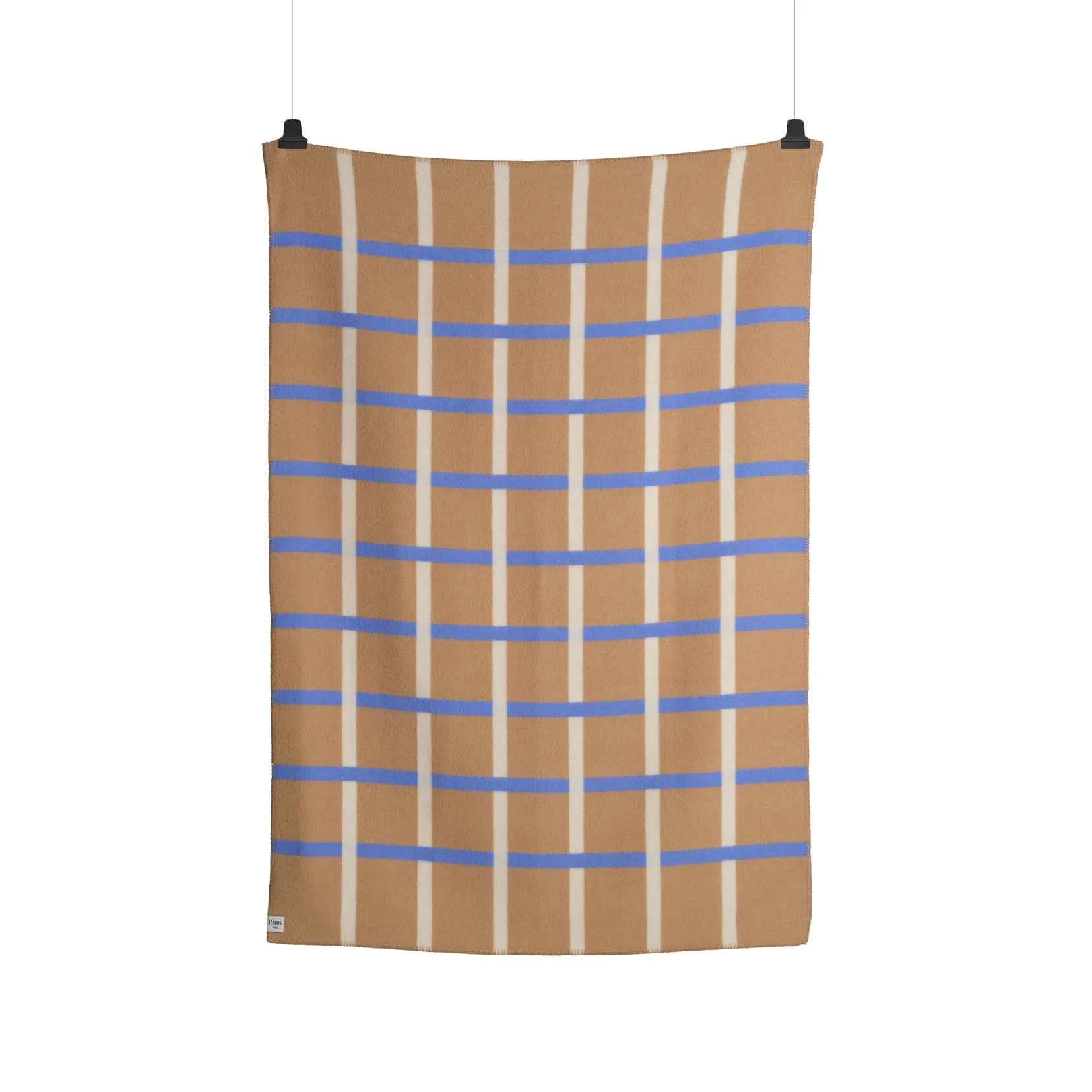 Manta Knut 135x200 cm, Taupe Røros Tweed