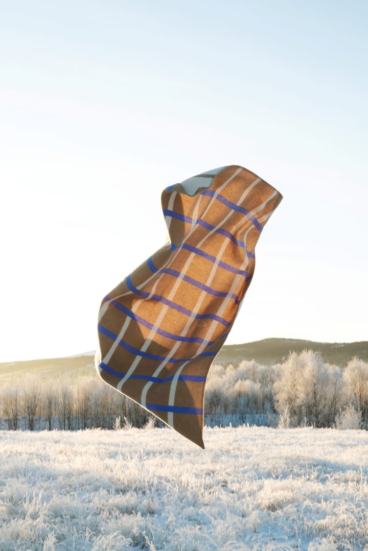 Manta Knut 135x200 cm - Taupe - Røros Tweed