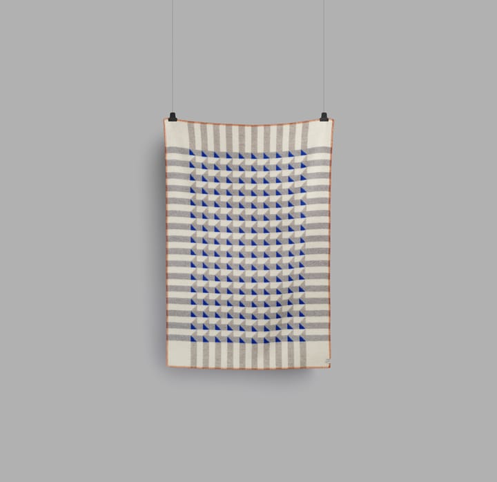 Manta Kvam 135x200 cm, Blue Røros Tweed
