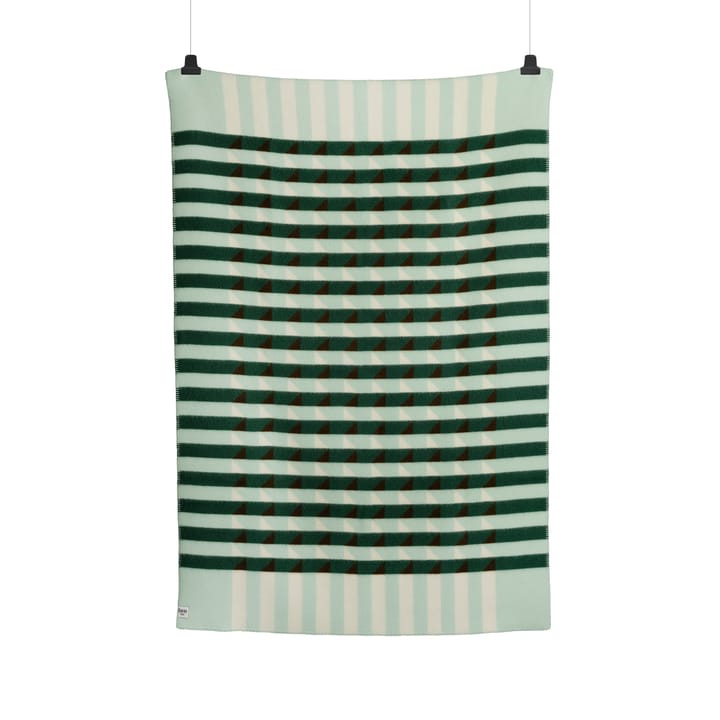 Manta Kvam 135x200 cm - Green - Røros Tweed