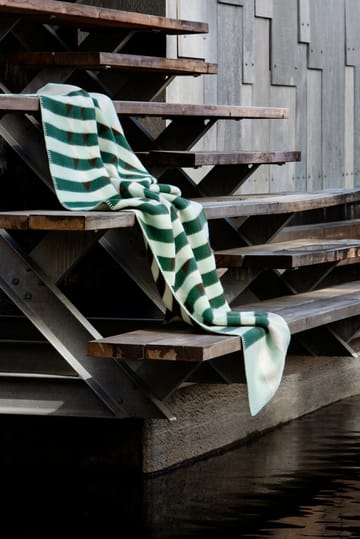 Manta Kvam 135x200 cm - Green - Røros Tweed