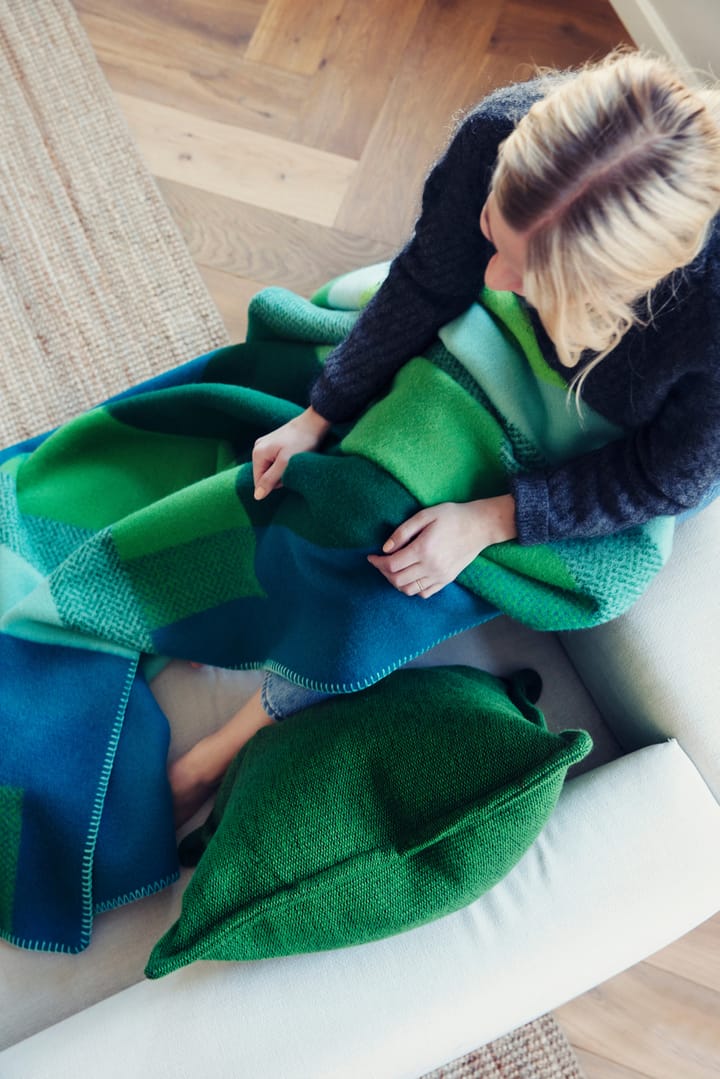 Manta Mikkel 135x200 cm, Green Røros Tweed