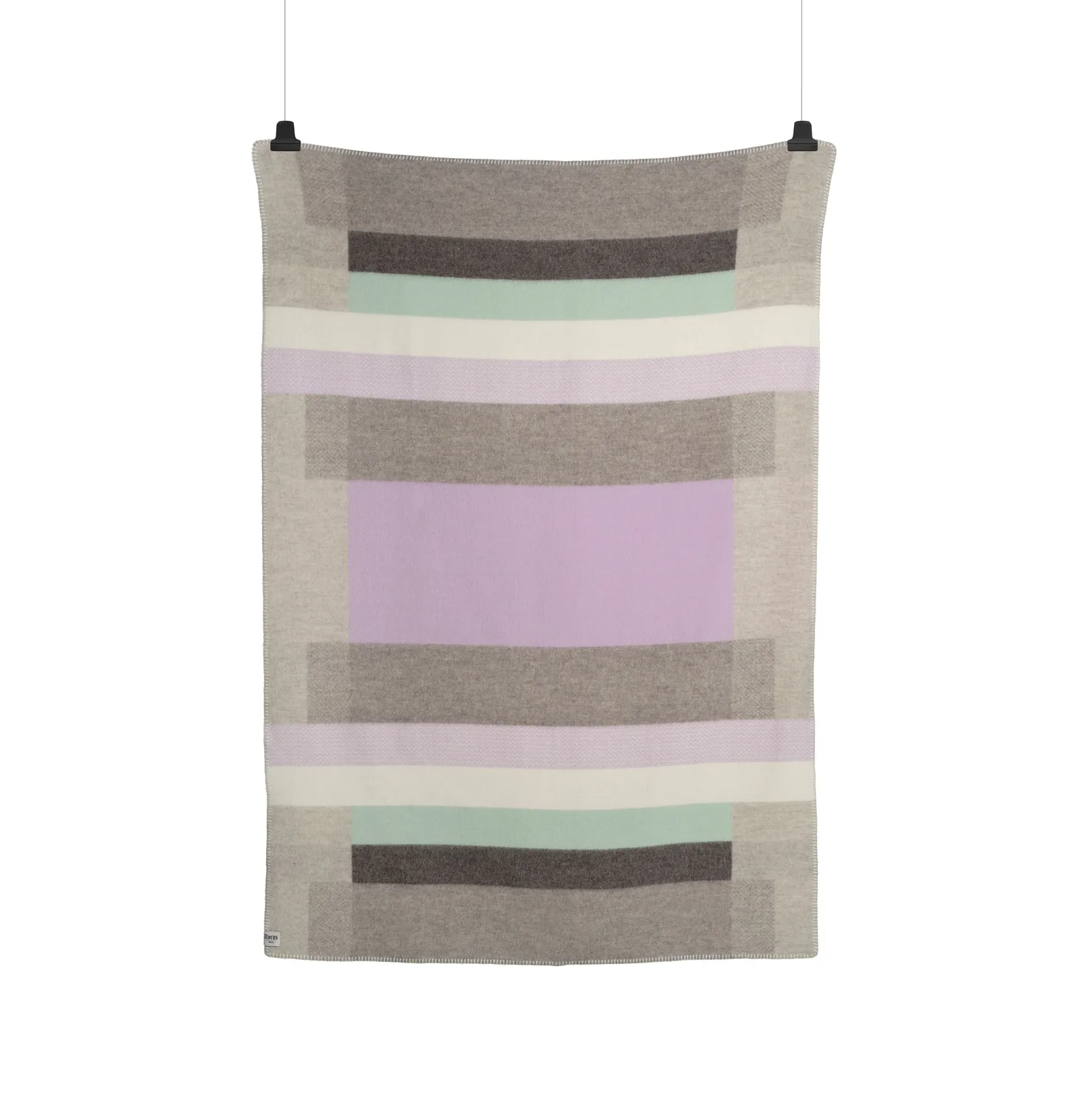 Manta Mikkel 135x200 cm, Grey Røros Tweed