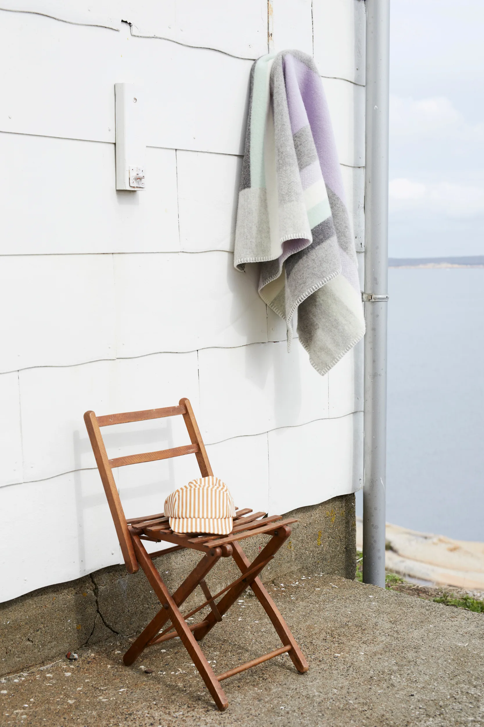 Manta Mikkel 135x200 cm, Grey Røros Tweed