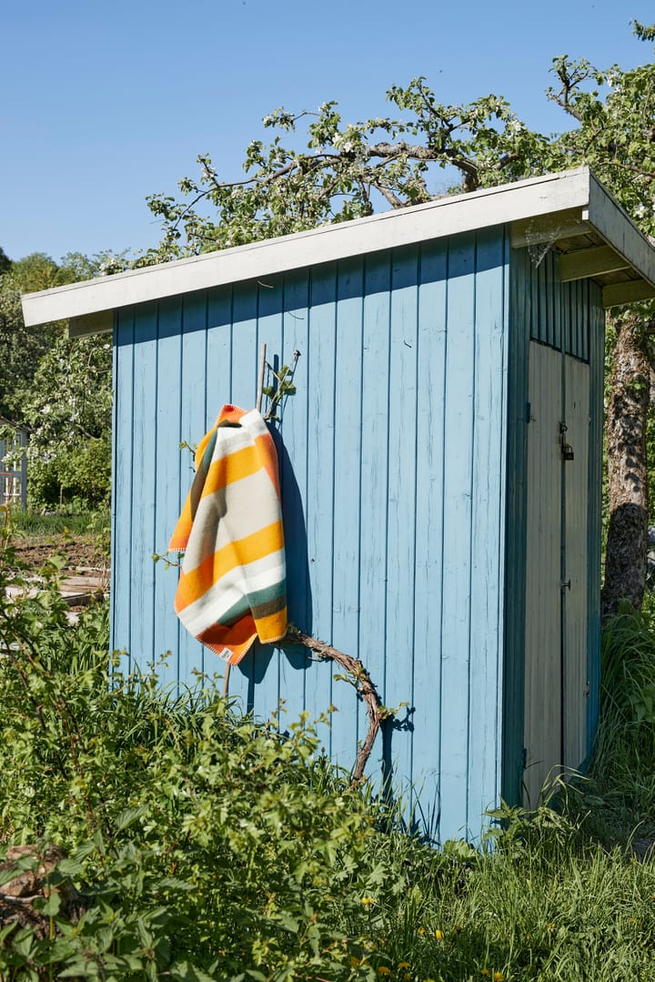Manta Mikkel 135x200 cm, Orange Røros Tweed