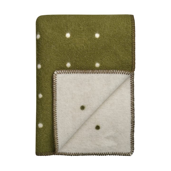 Manta Pastille 135x200 cm, Green moss Røros Tweed
