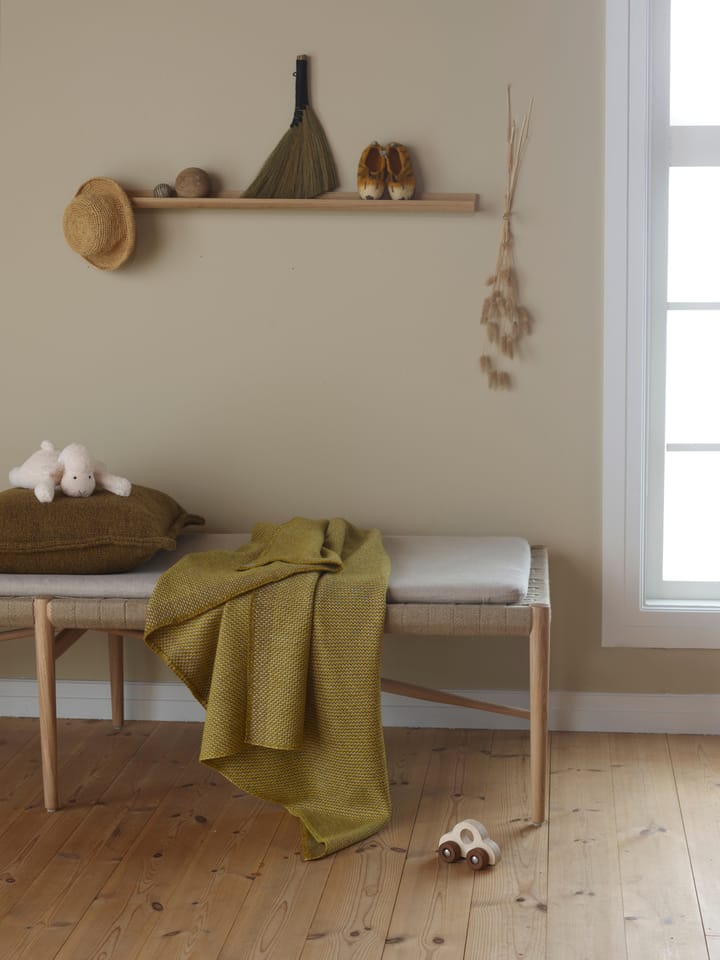 Manta Una 150x200 cm, Ochre Røros Tweed