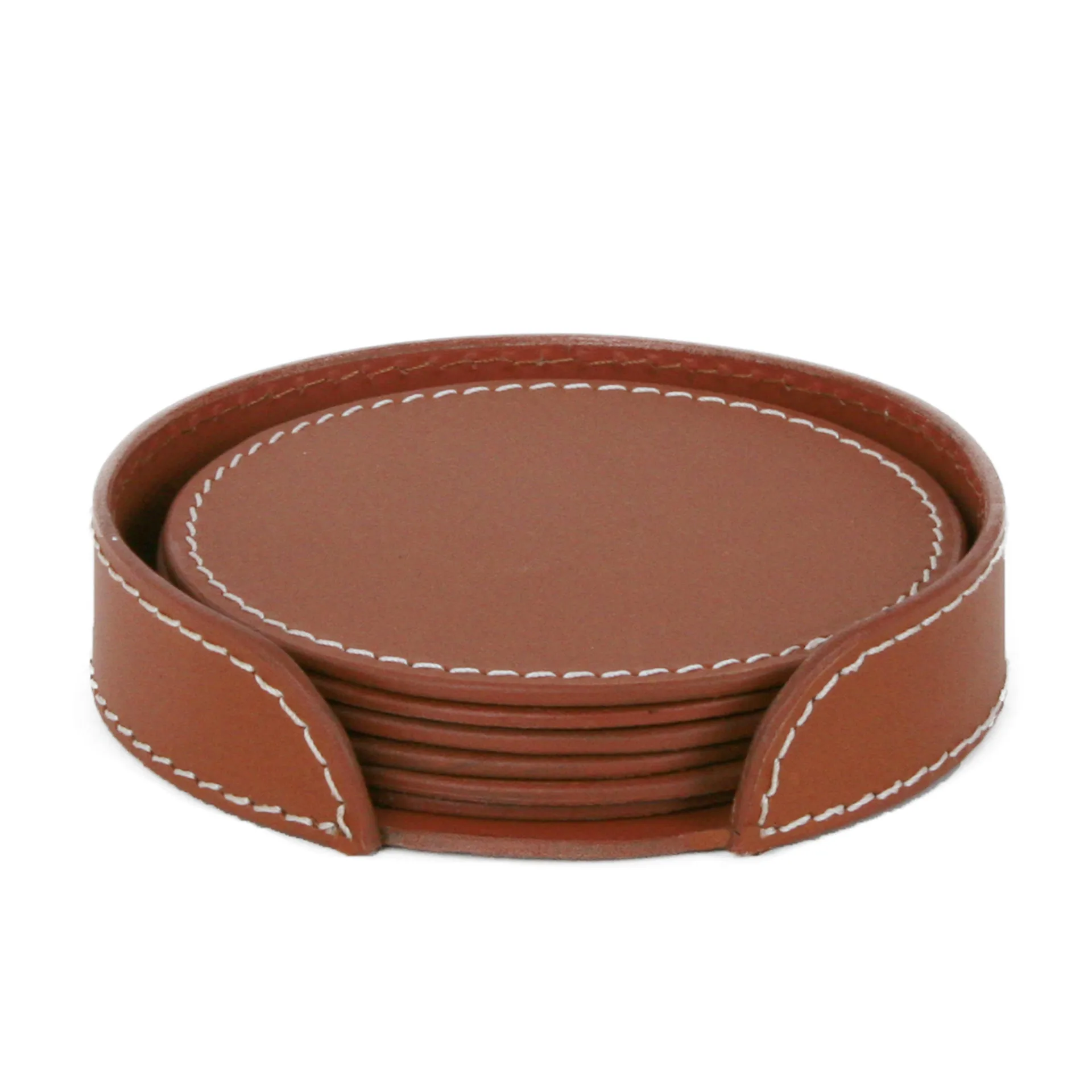 6 Posavasos Ørskov, cognac Ørskov