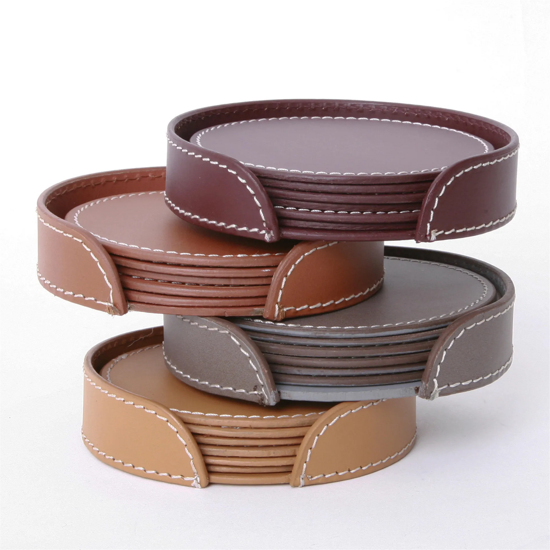 6 Posavasos Ørskov, cognac Ørskov