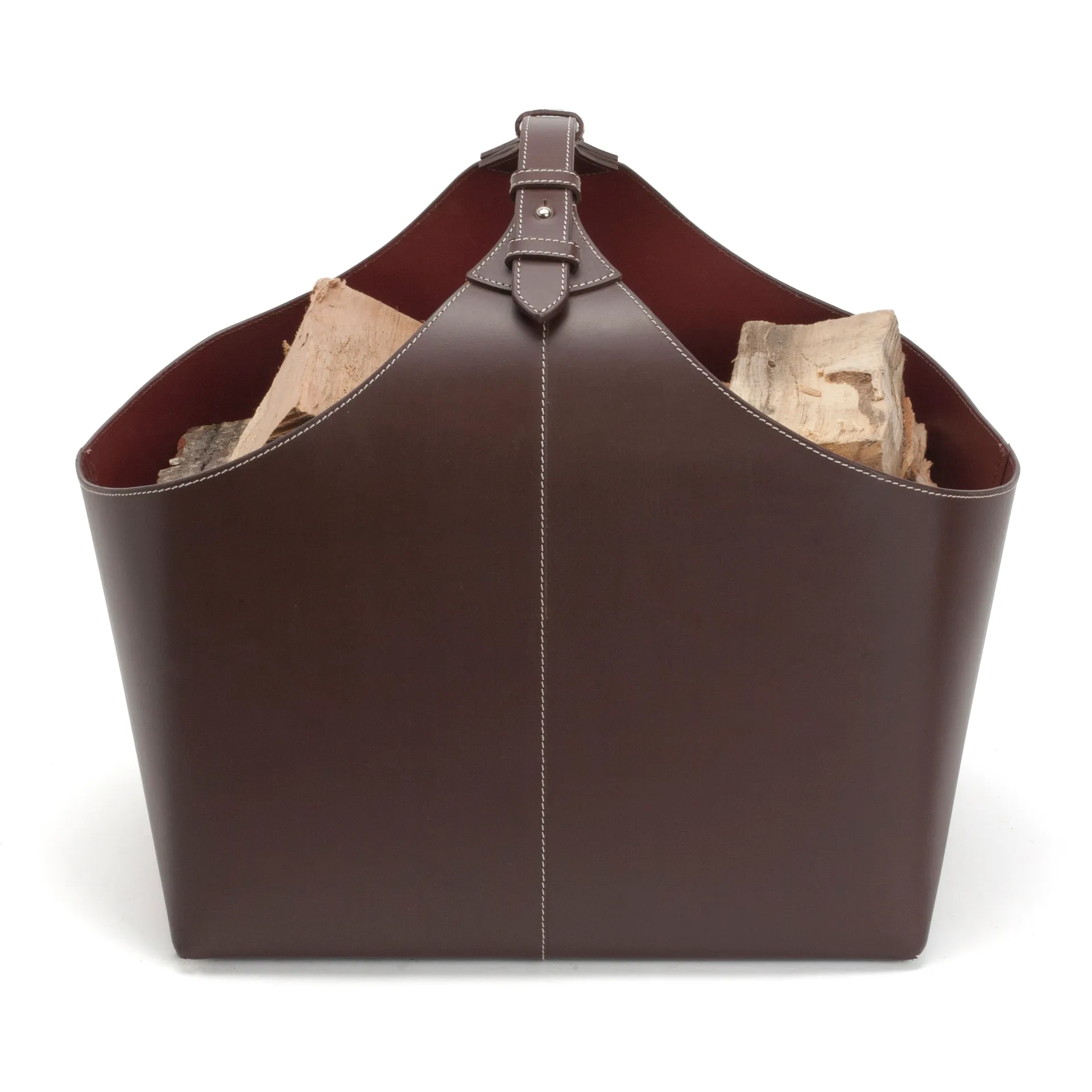 Cesta de leña Ørskov, marrón Ørskov