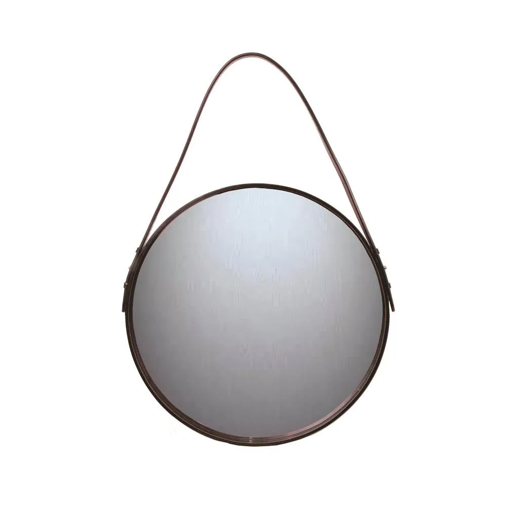 Espejo redondo Ørskov, marrón, Ø 30 cm Ørskov