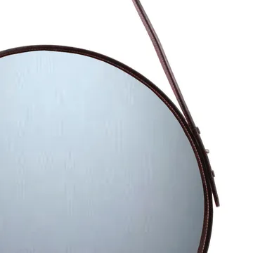 Espejo redondo Ørskov, marrón - Ø 30 cm - Ørskov