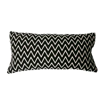 Funda de cojín Zigzag 30x60 cm - negro - Ørskov