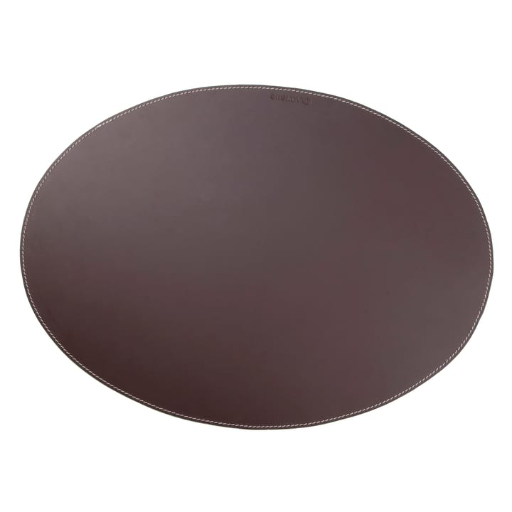 Mantel individual Ørskov cuero ovalado - marrón - Ørskov