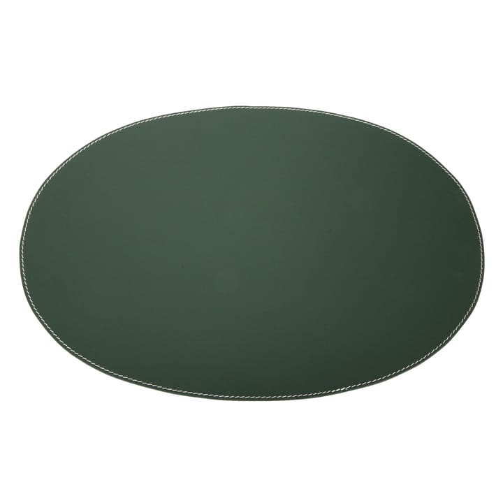Mantel individual Ørskov cuero ovalado - verde oscuro - Ørskov