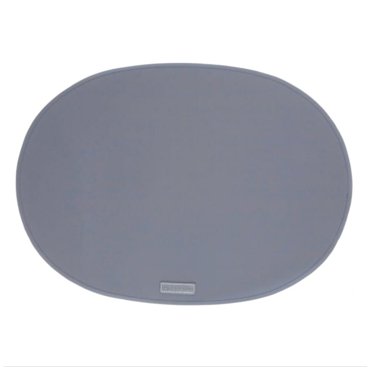 Mantel individual Rubber ovalado, gris antiguo Ørskov