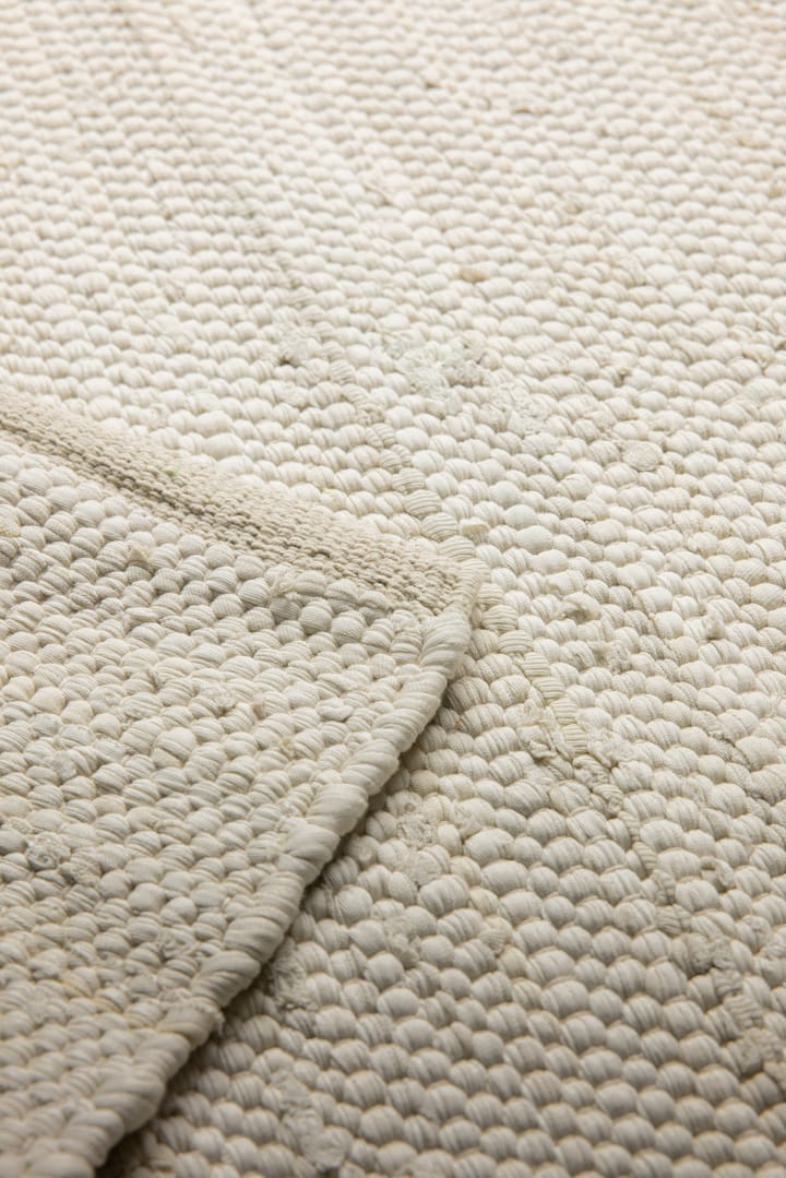 Alfombra Cotton 140x200 cm, desert white (blanco) Rug Solid