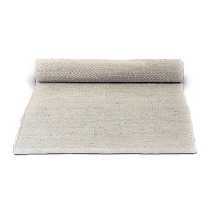 Alfombra Cotton 140x200 cm - desert white (blanco) - Rug Solid