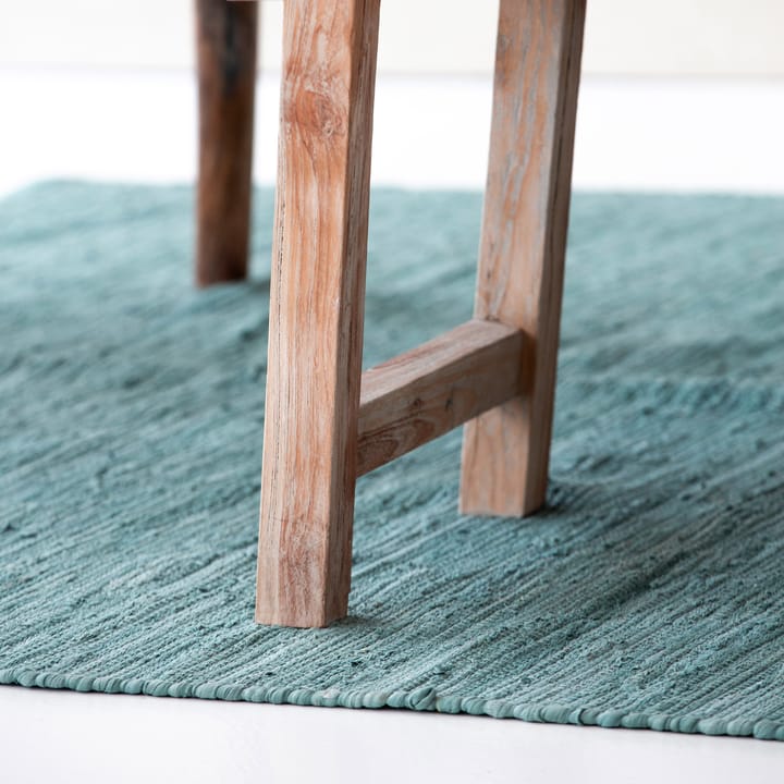 Alfombra Cotton 140x200 cm, Dusty jade (menta) Rug Solid