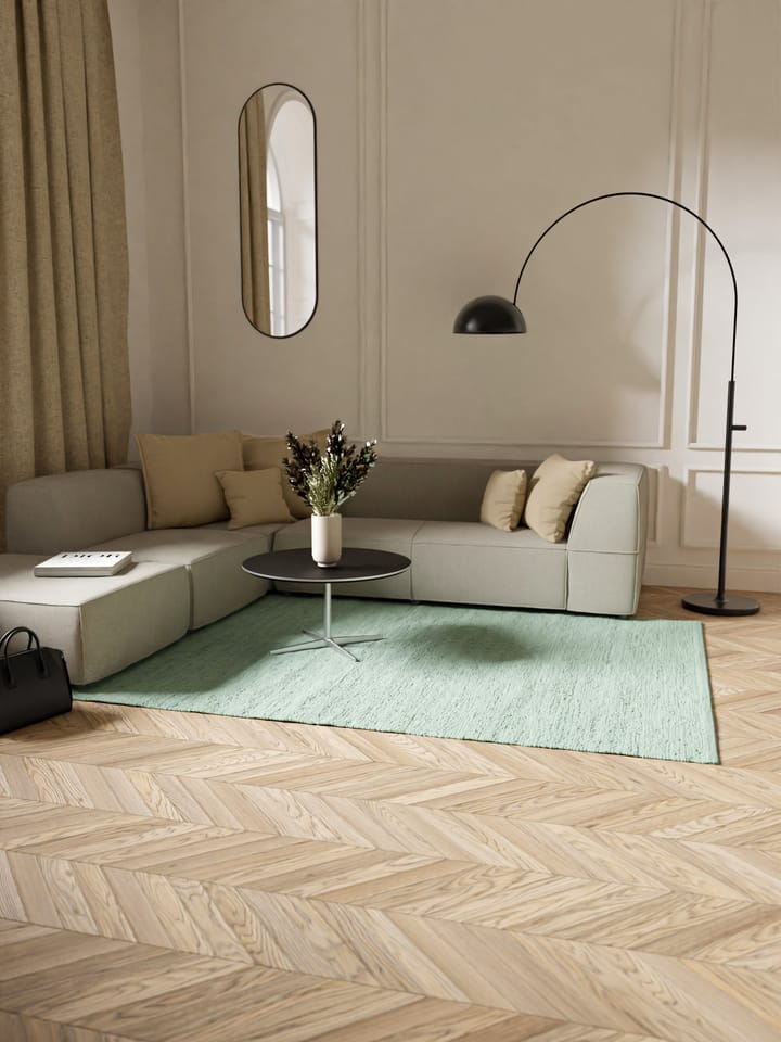Alfombra Cotton 140x200 cm, Dusty jade (menta) Rug Solid