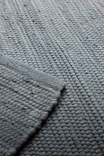 Alfombra Cotton 170x240 cm - steel grey (gris) - Rug Solid