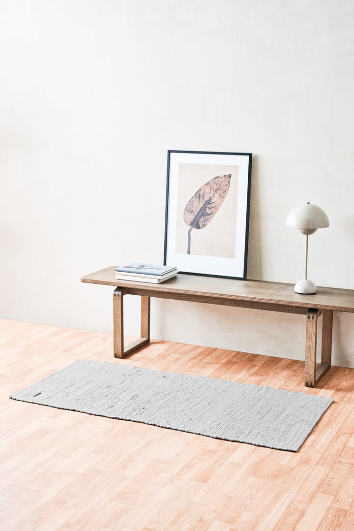Alfombra Cotton 60x90 cm, light grey (gris claro) Rug Solid