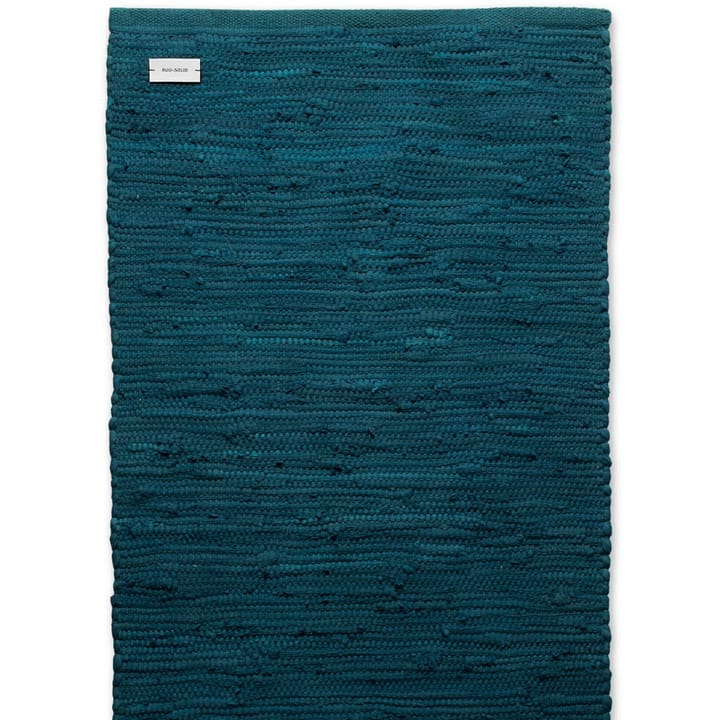 Alfombra Cotton 60x90 cm - Petroleum (azul petróleo) - Rug Solid