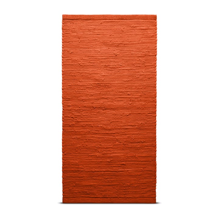Alfombra Cotton 60x90 cm - Solar orange (naranja) - Rug Solid
