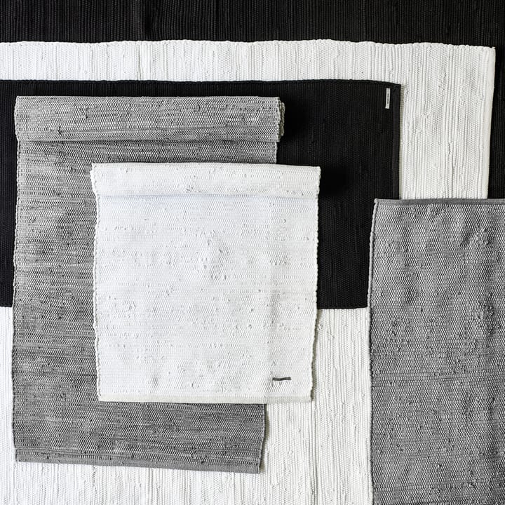 Alfombra Cotton 65x135 cm - black (negro) - Rug Solid