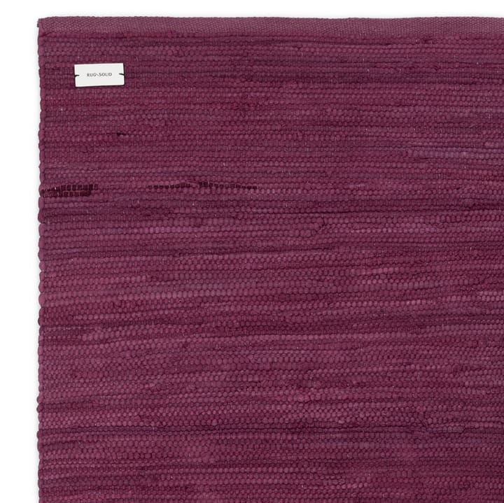 Alfombra Cotton 65x135 cm - Bold Raspberry (rosa oscuro) - Rug Solid
