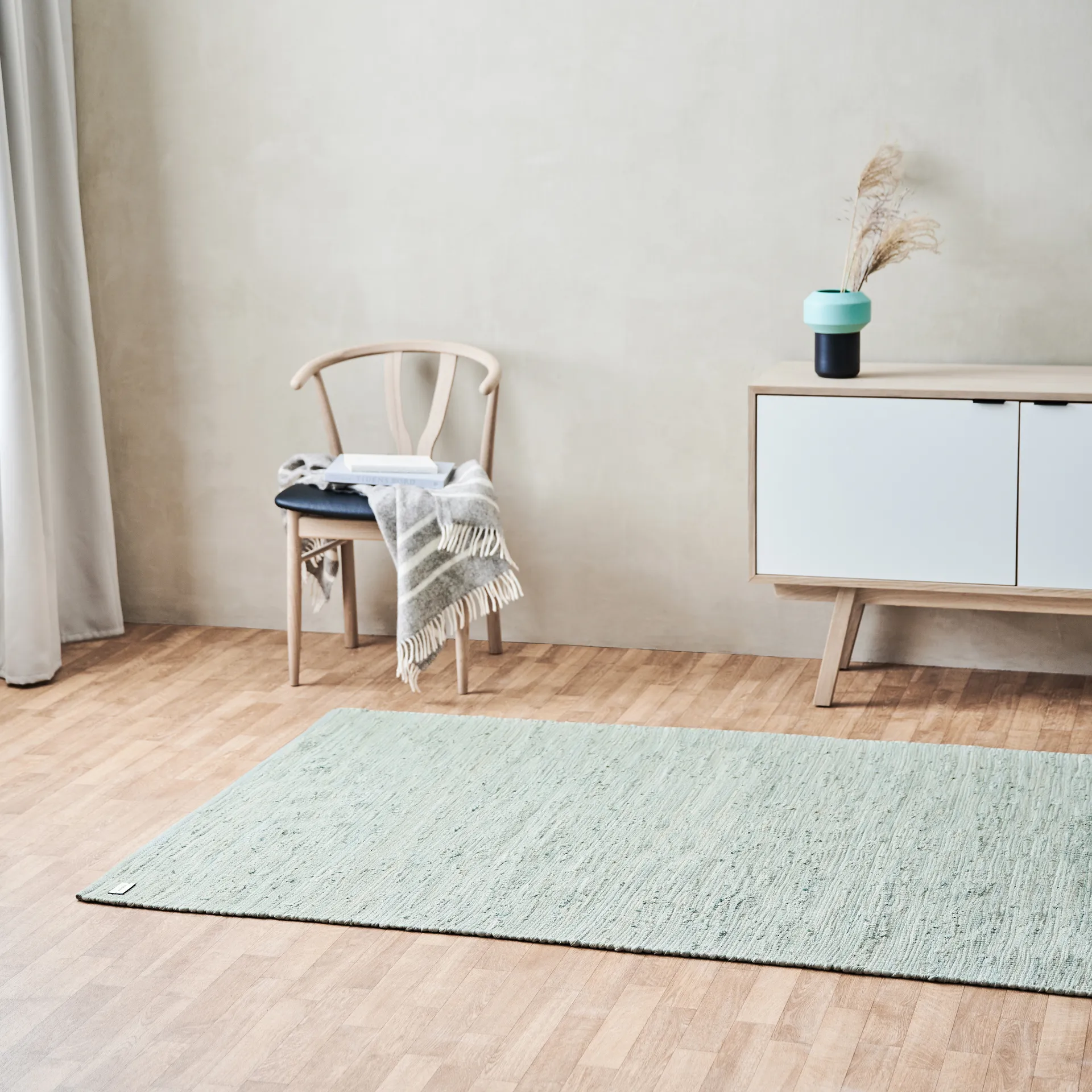 Alfombra Cotton 65x135 cm, Mint Rug Solid