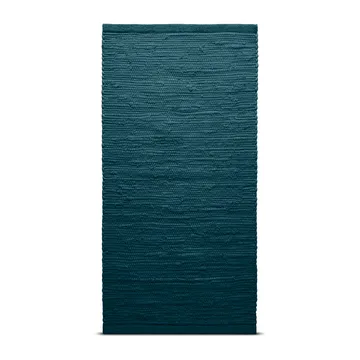 Alfombra Cotton 65x135 cm - Petroleum (azul petróleo) - Rug Solid
