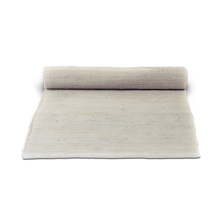 Alfombra Cotton 75x200 cm - desert white (blanco) - Rug Solid