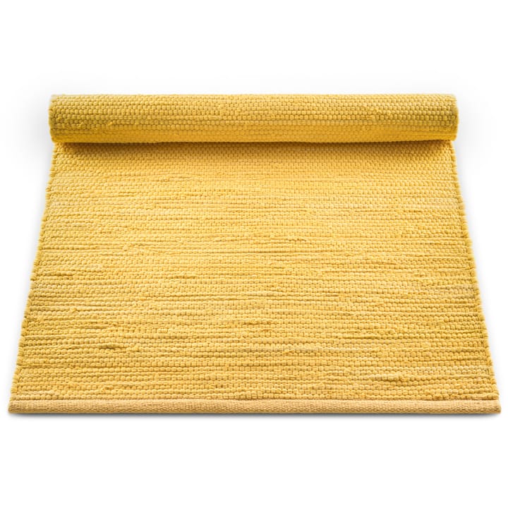 Alfombra Cotton 75x200 cm - Raincoat yellow (amarillo) - Rug Solid