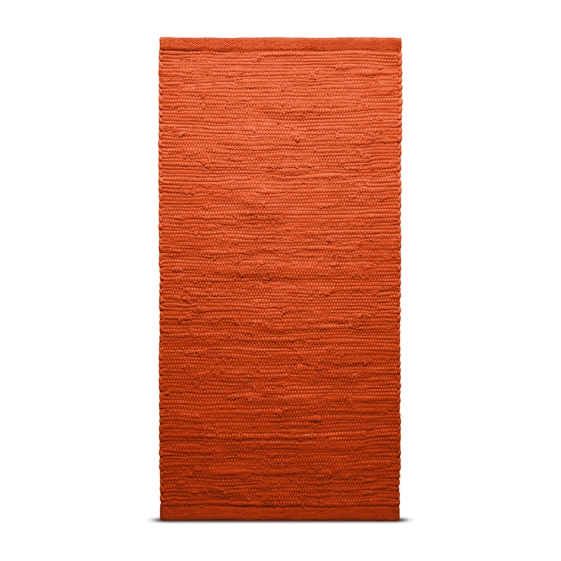 Alfombra Cotton 75x200 cm, Solar orange (naranja) Rug Solid
