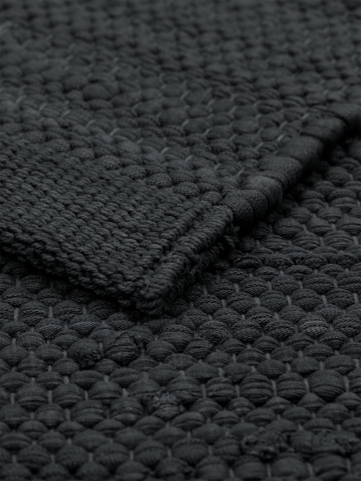 Alfombra Cotton 75x300 cm, Charcoal Rug Solid