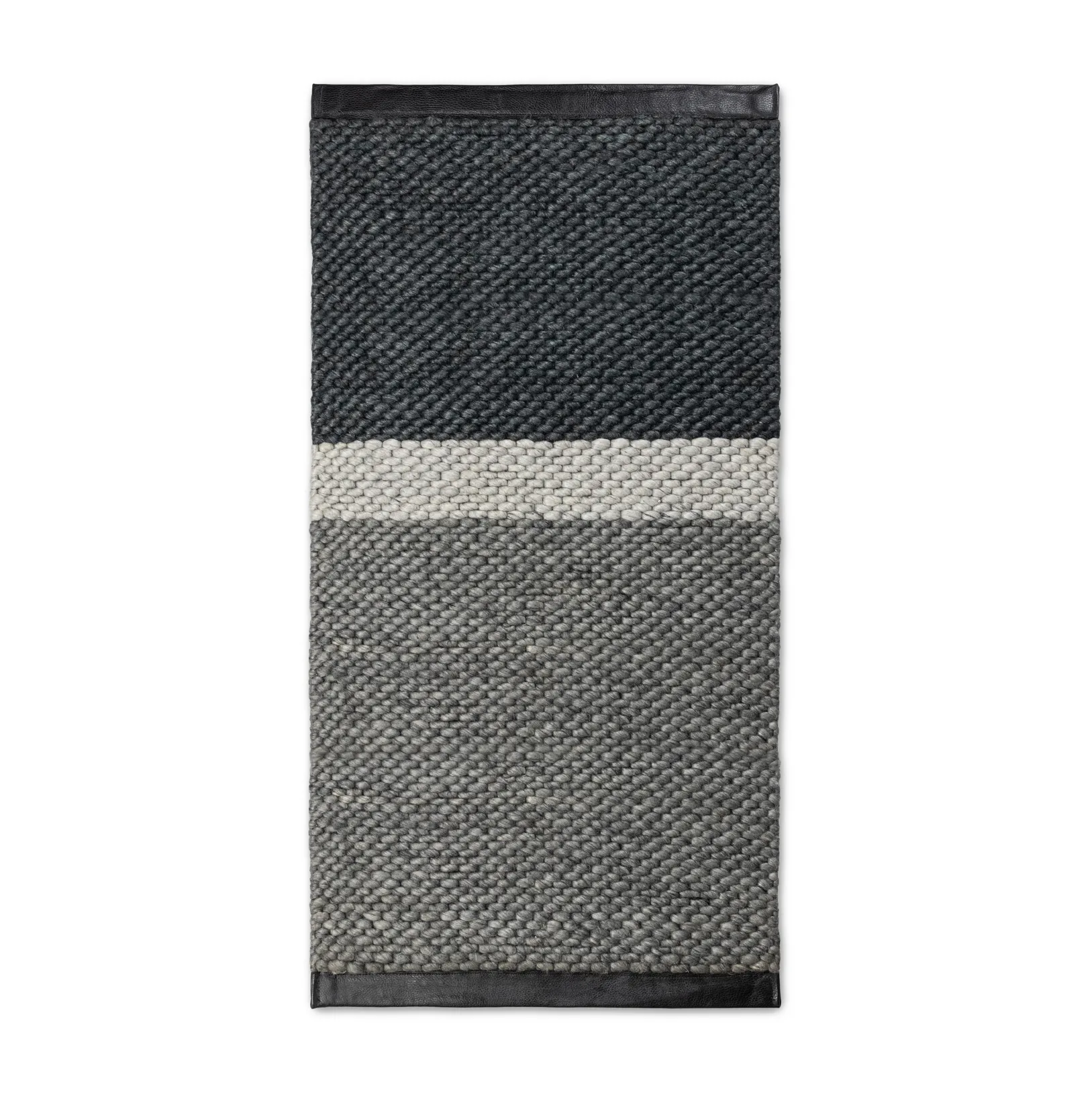 Alfombra de lana Landscape 65x135 cm, Gravel Rug Solid